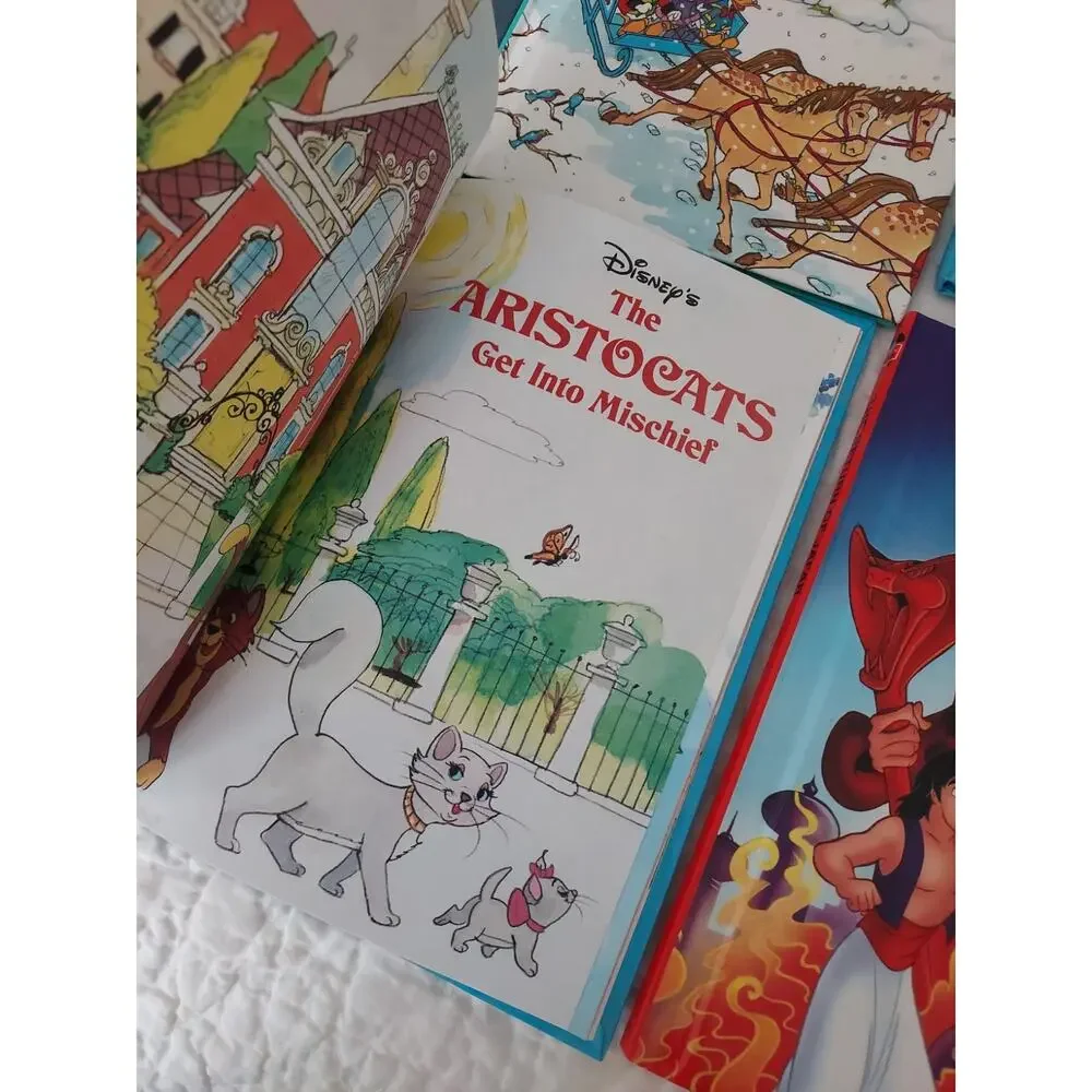 Lot Of 10 Wonderful World Of Reading Disney Books EUC Aristocats Pooh Dumbo Jafr